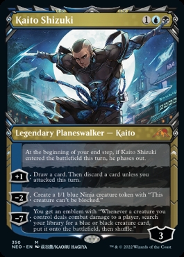 Kaito Shizuki Kamigawa- Neon Dynasty Ninja Frame